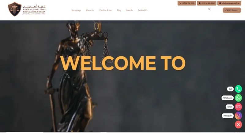 Advocates DXB website by MainStream