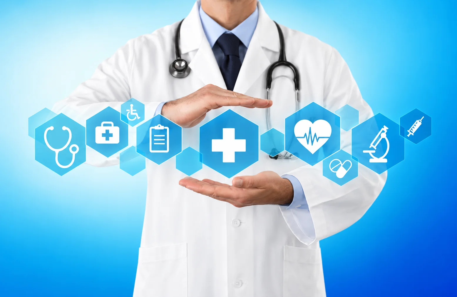 Bright modern healthcare clinic